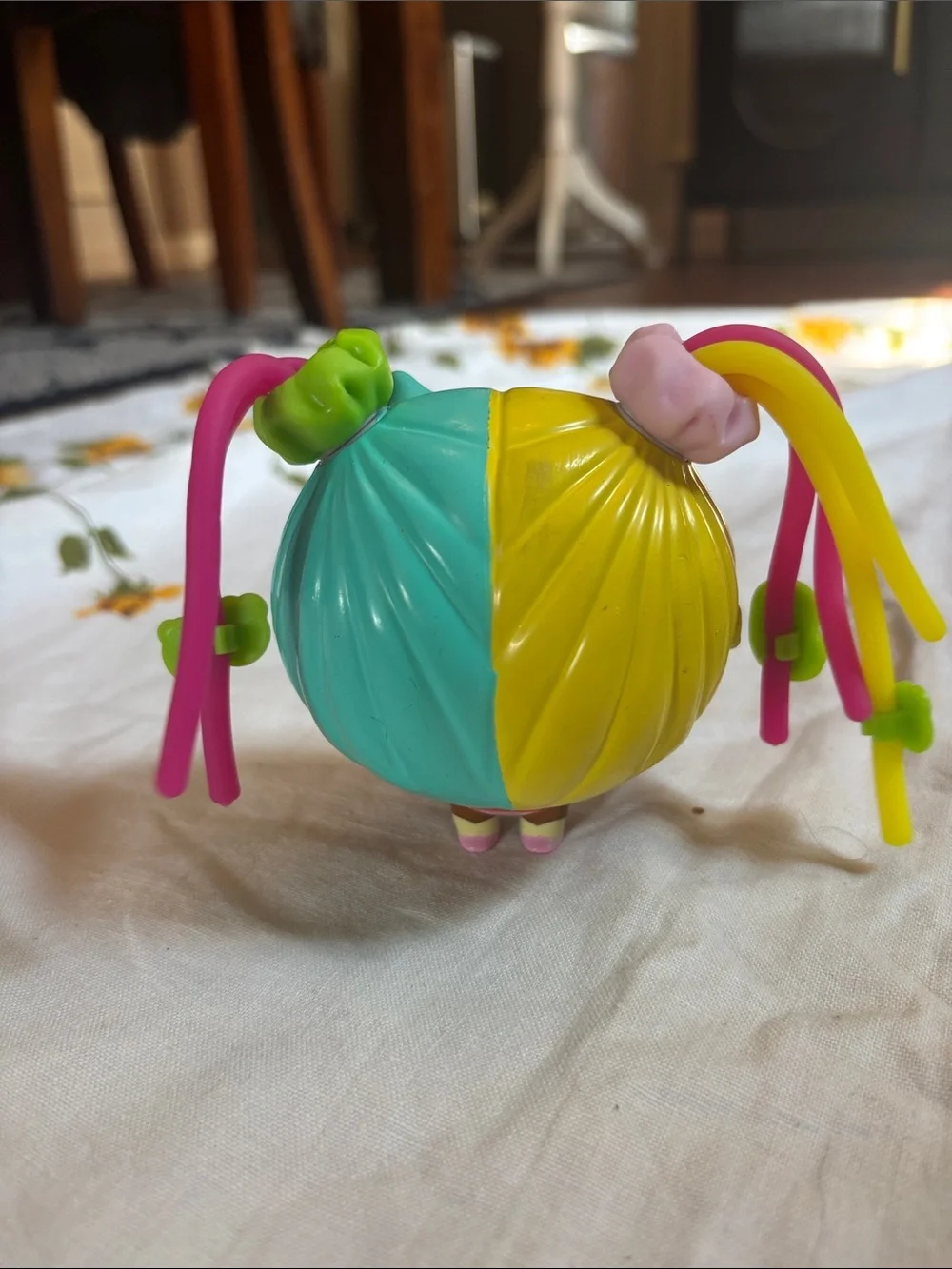 Rainbow Pigtail Kids Collectible Toy Figure - Multicolor